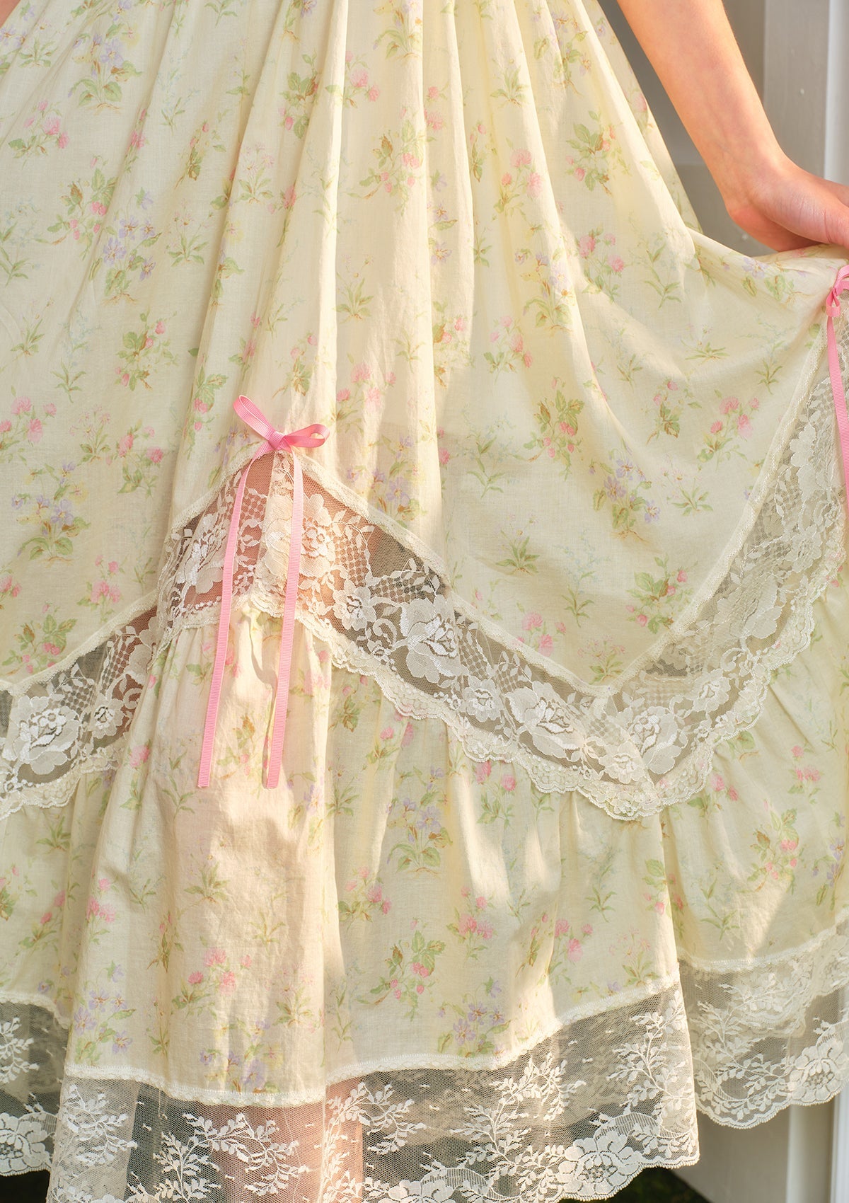 (US Exclusive)Floral Holiday Dress