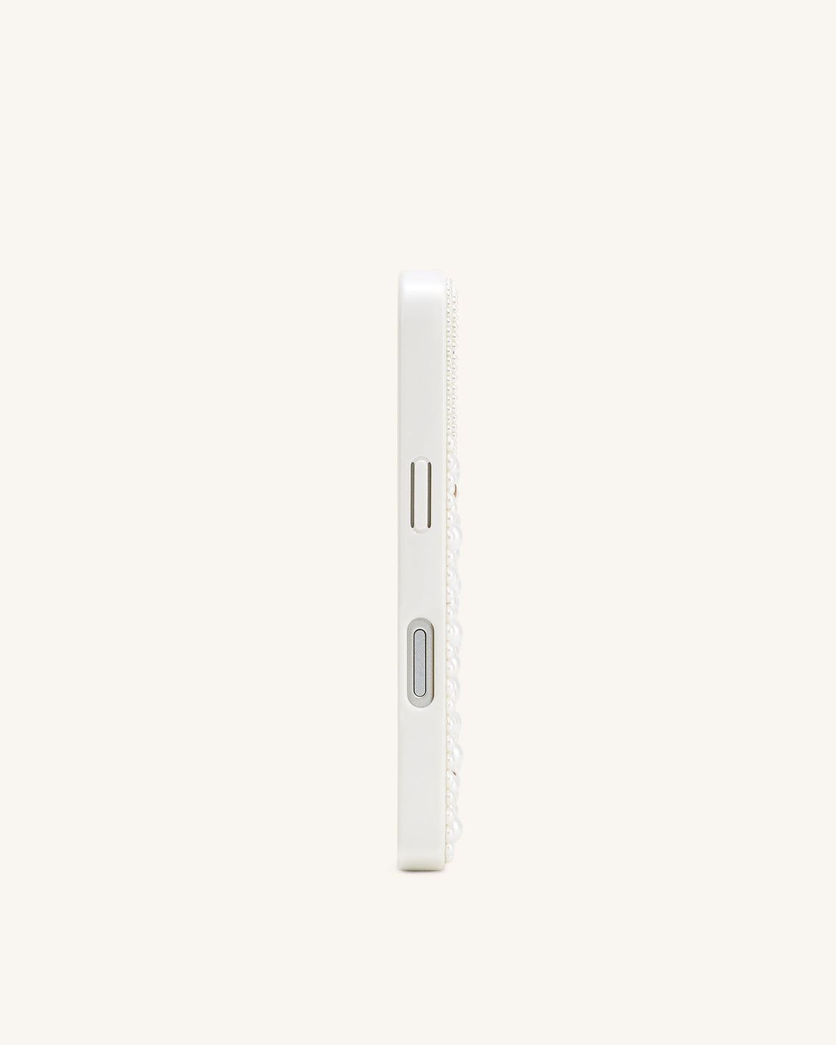 Pearl 綴飾手機殼 - 白色