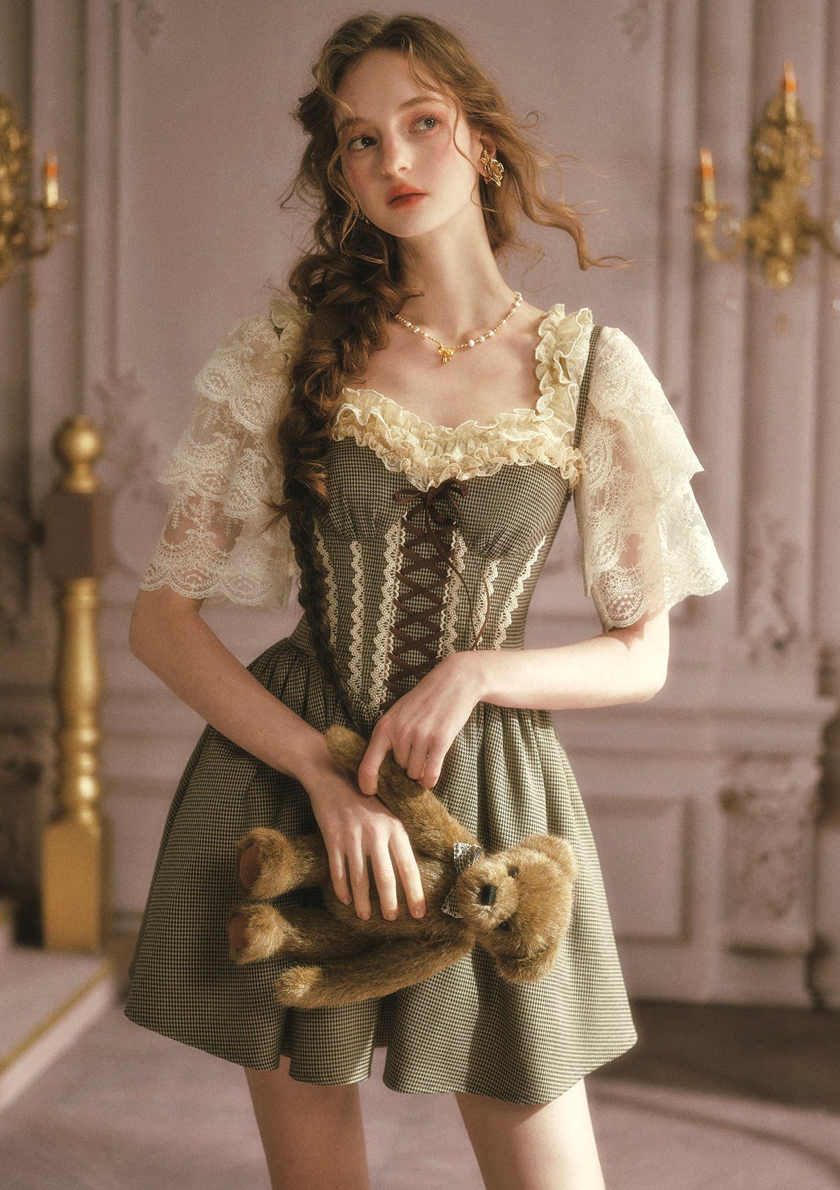 (US Exclusive)Bear Date Dress(Short)