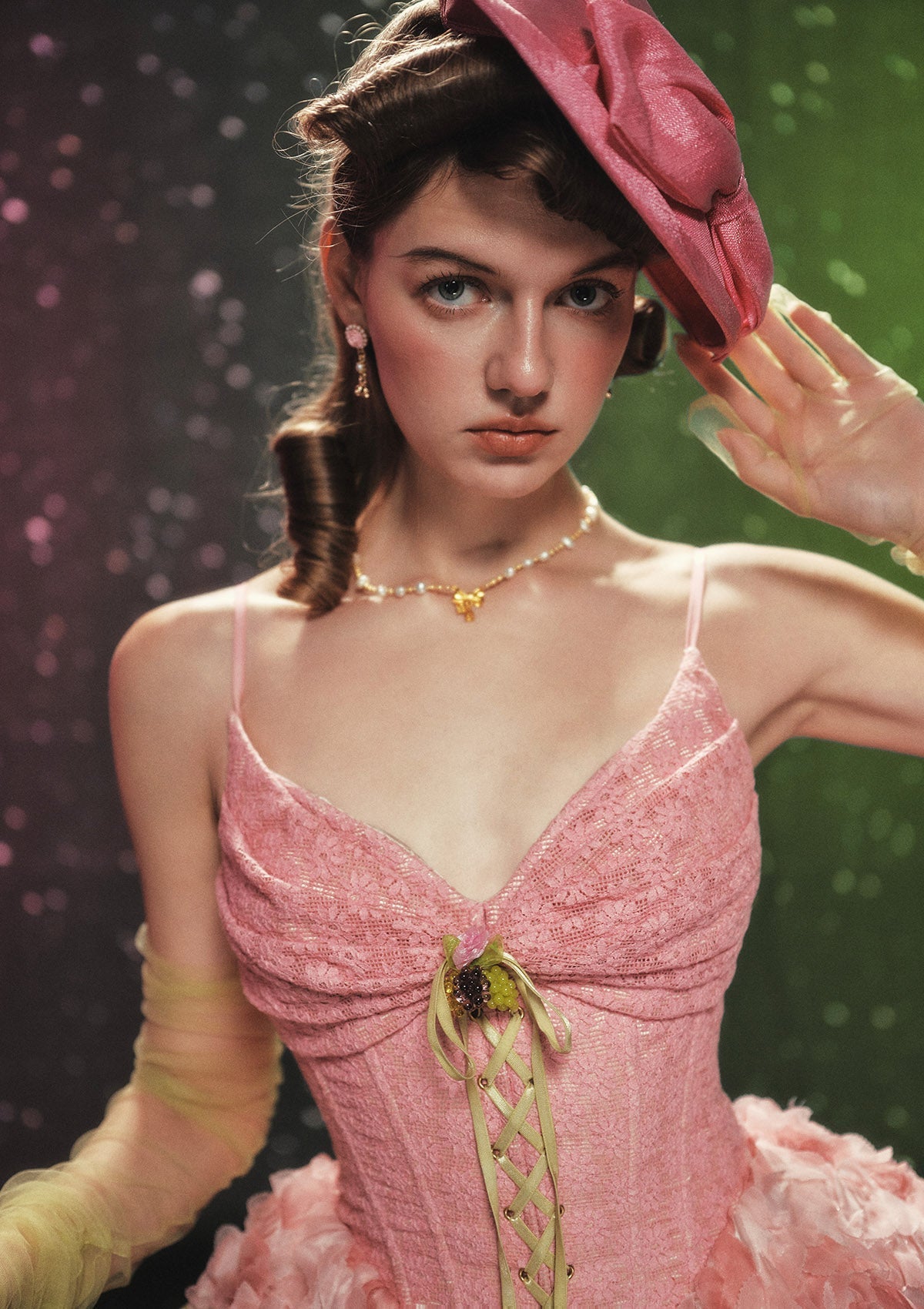 (US Exclusive)Grape Grinda Corset Dress (Short)