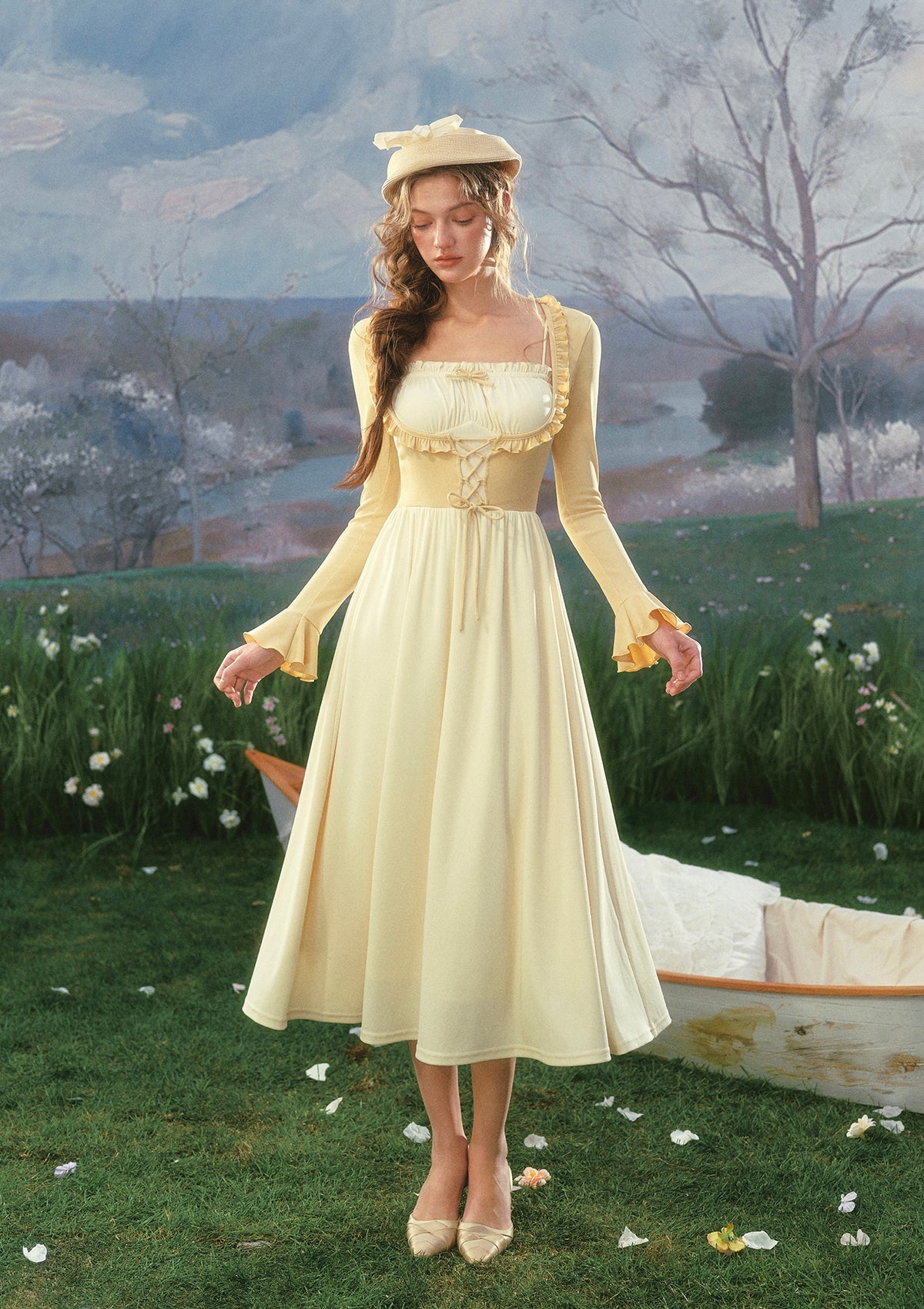 (US Exclusive)Pretty Butter Dress