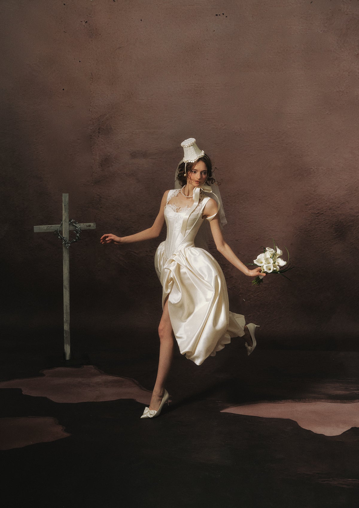 White Coronation Corset Dress