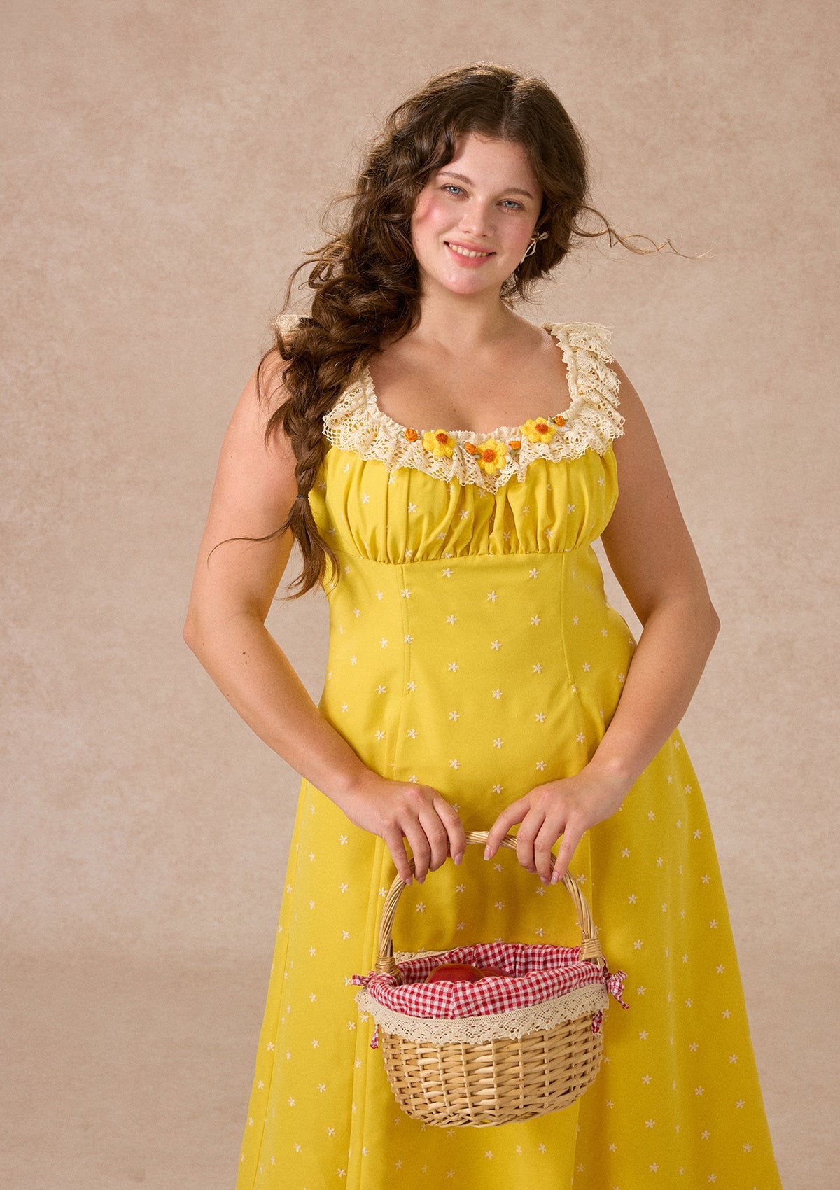 Curve&Plus Little Orange Dress