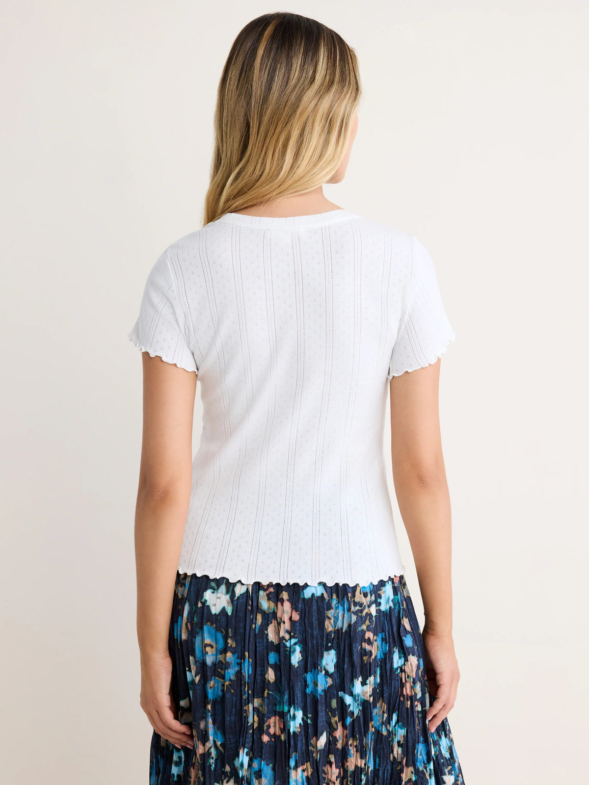 nz by NIC+ZOE Pointelle Rib Georgia Tee