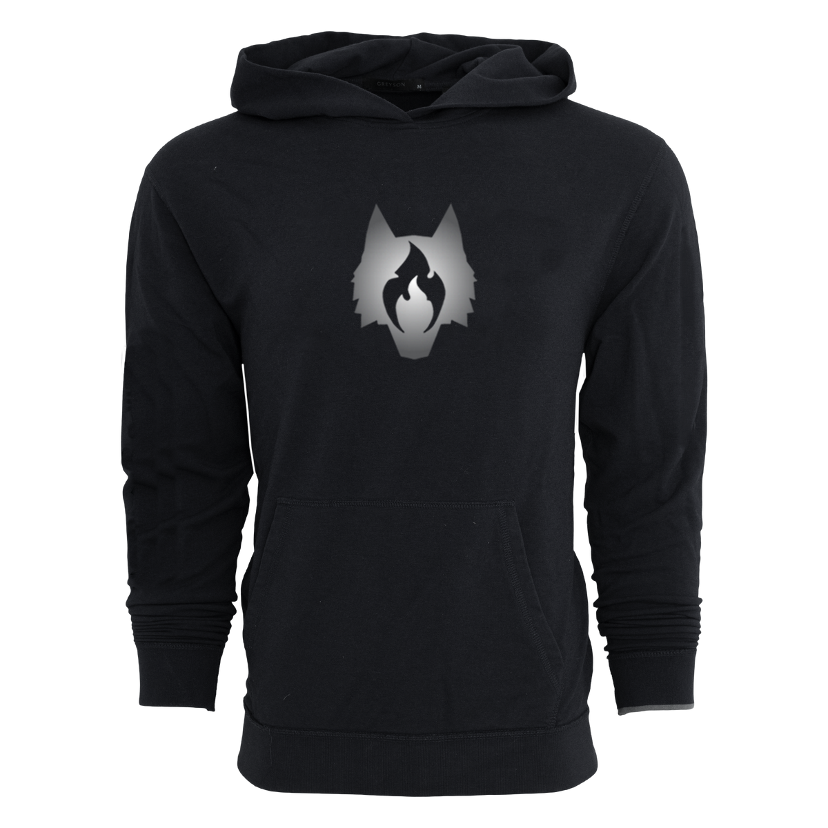 Crimson Fire Wolf Gotham Hoodie