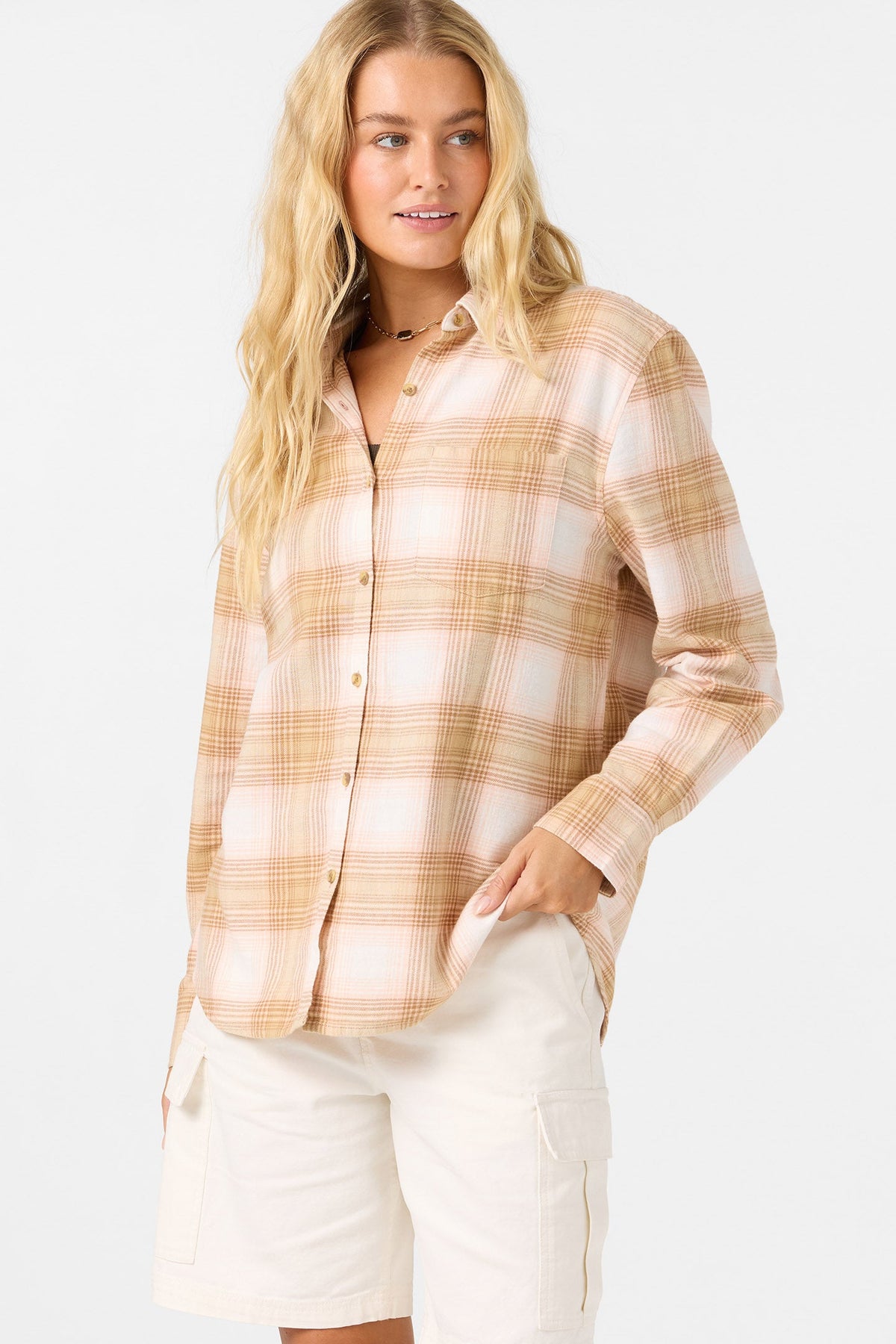 Logan Flannel Long Sleeve Top
