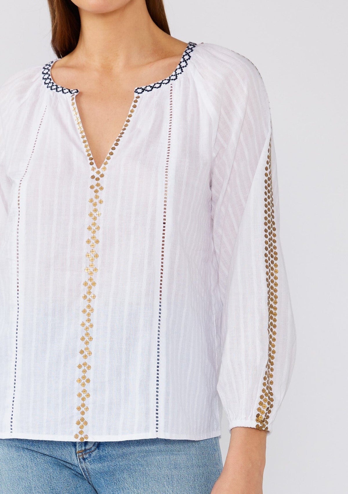 Eyes On Me Sequined Blouse