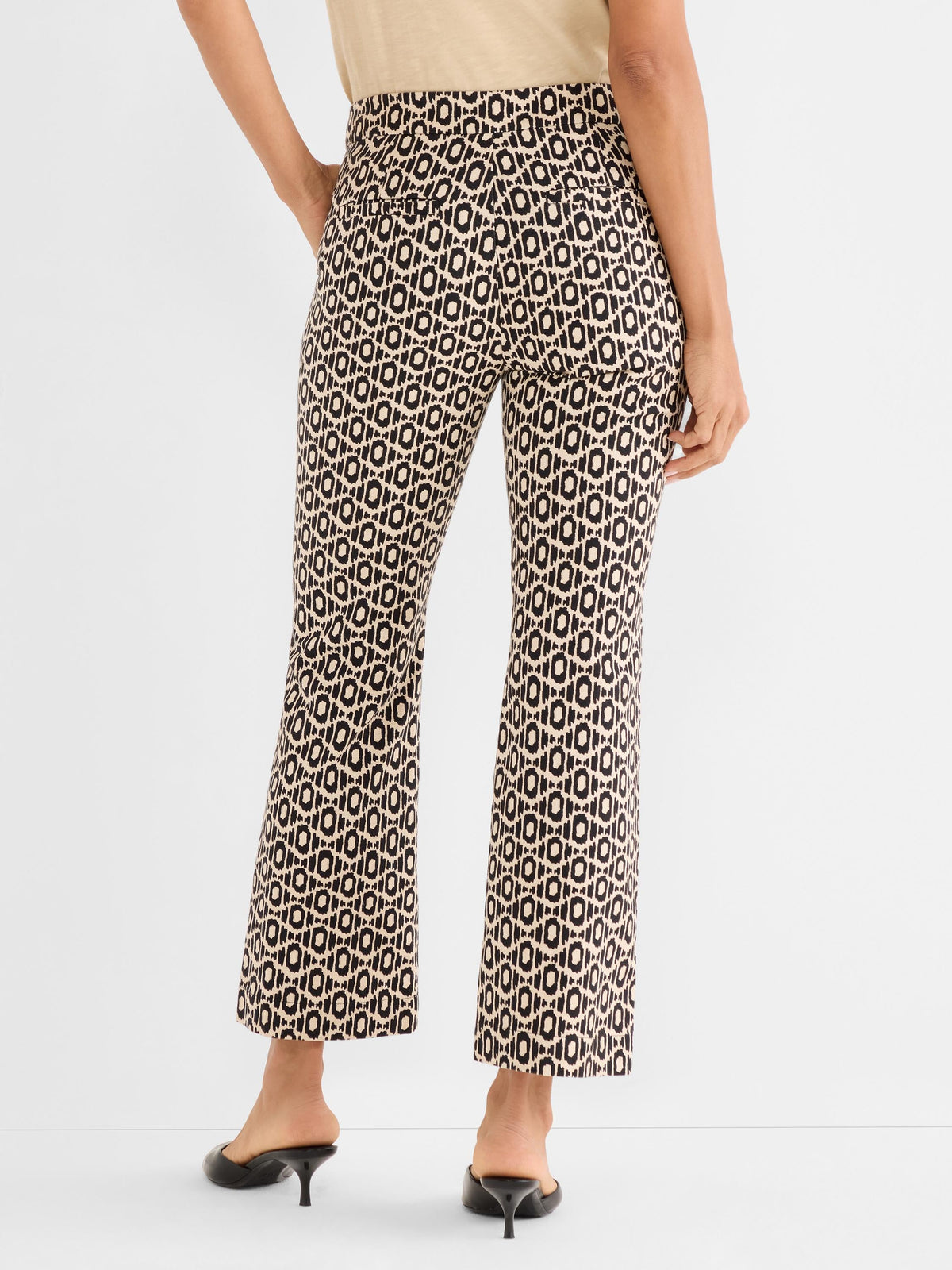 Lacy Diamonds Plaza Demi Boot Ankle Pant