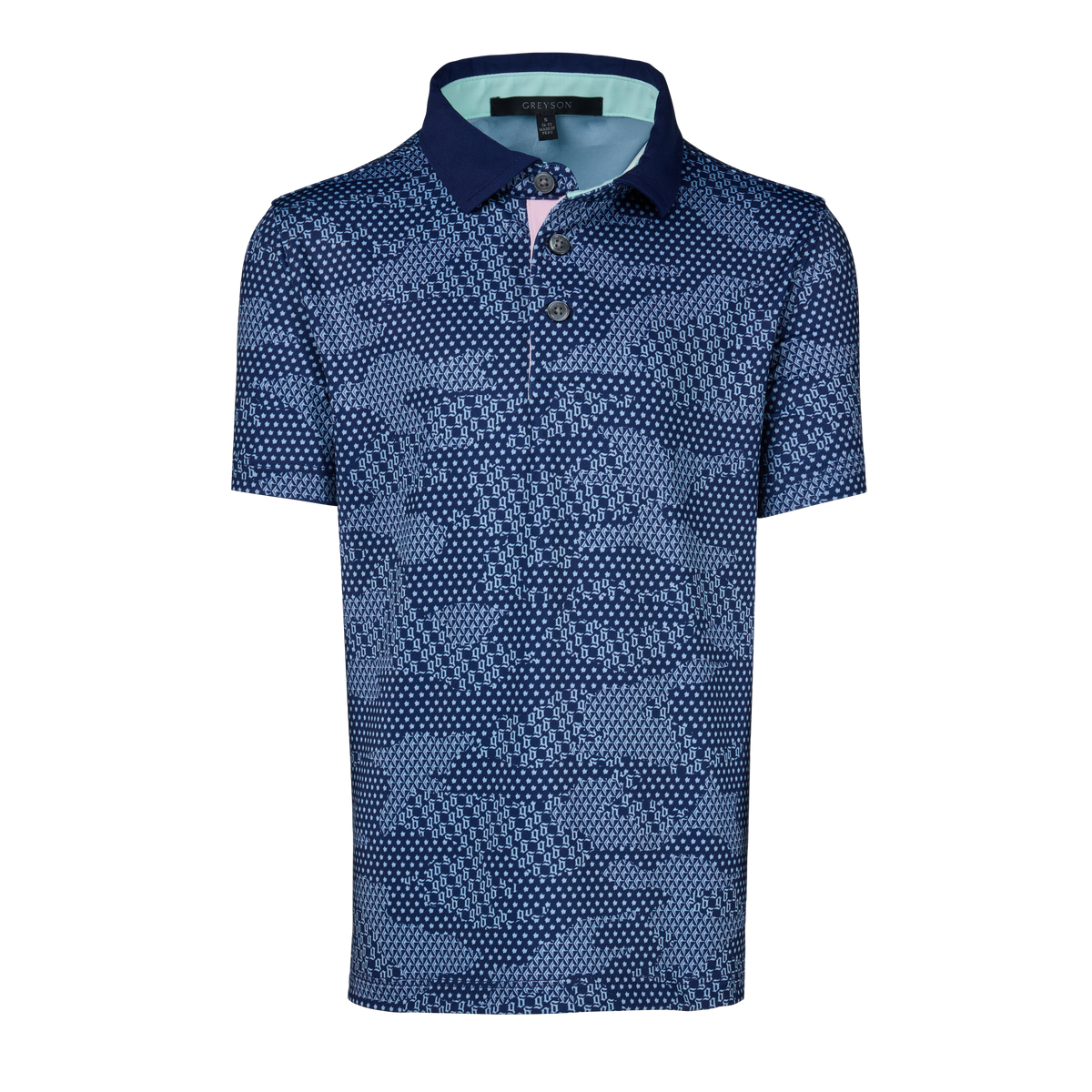 Boy's Icon Camo Short Sleeve Polo