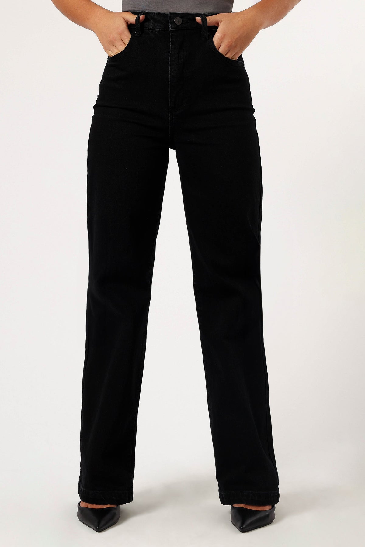 Abrand 94 High Wide Jeans - Dead of Night