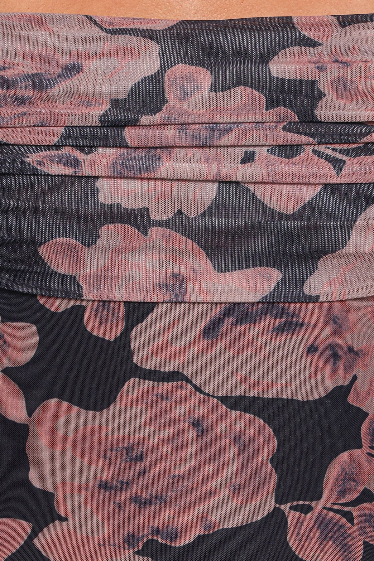 Dane Off Shoulder Maxi Dress - Black Floral