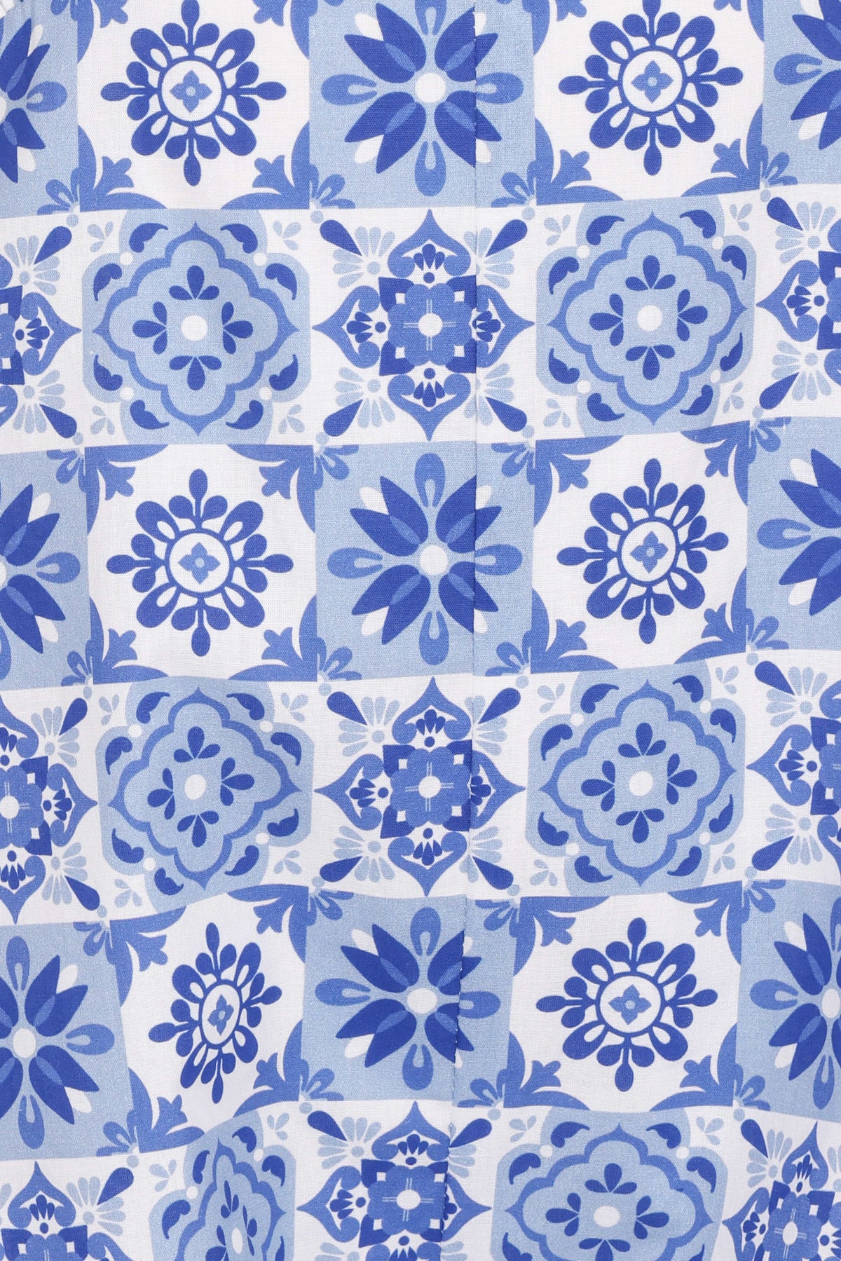 Belle Playsuit - Blue Tile
