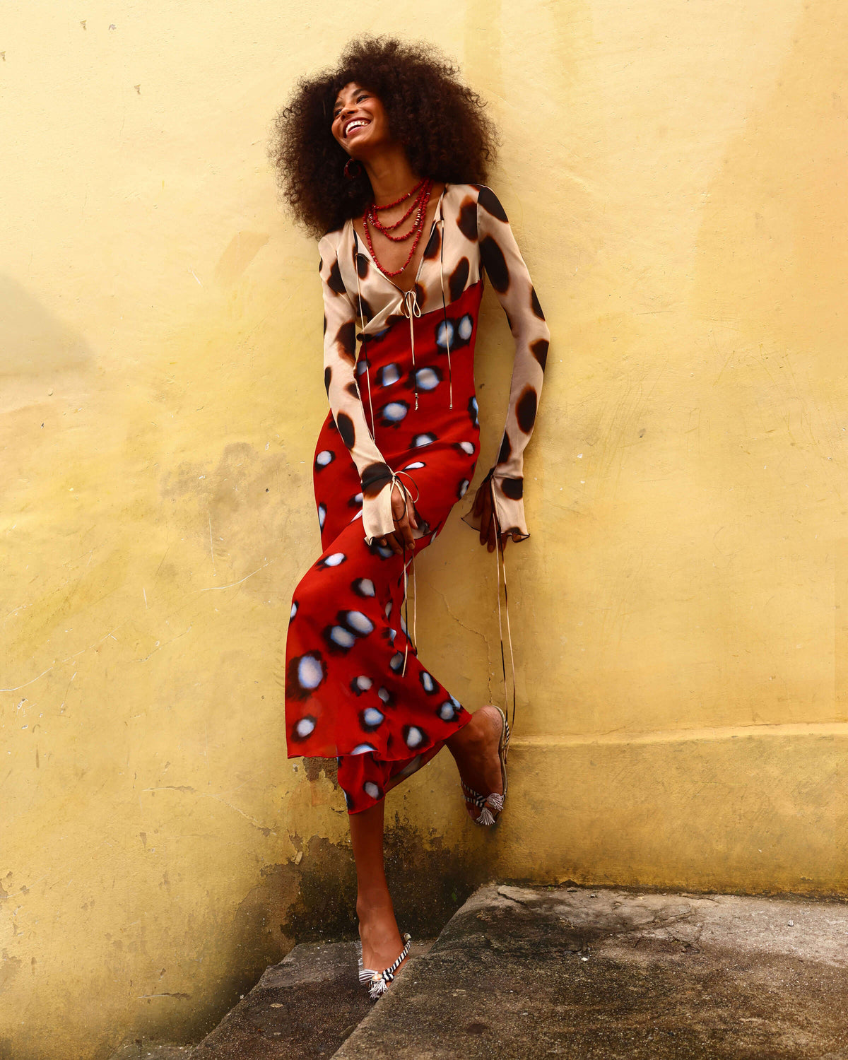 Sabine Dress Red