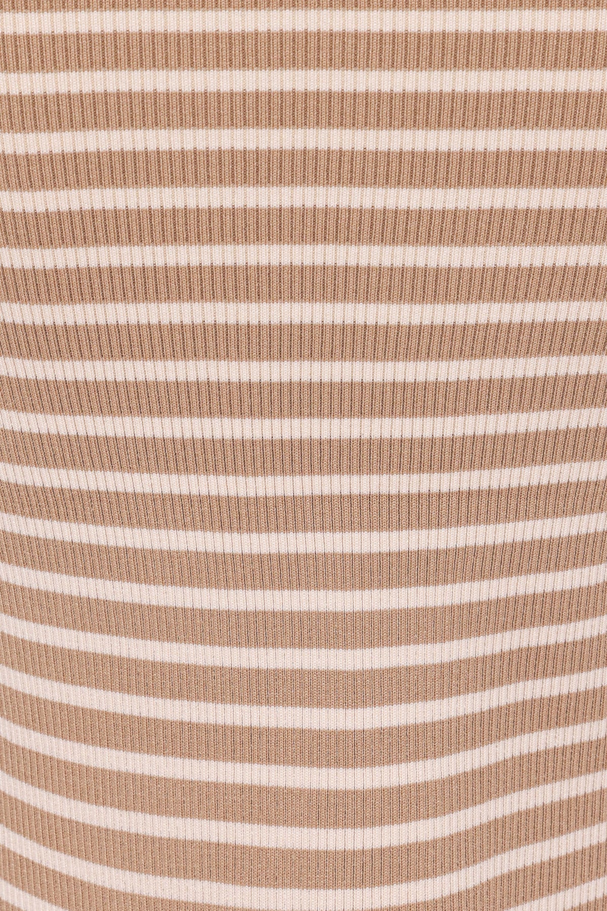Aine Maxi Skirt Set - Khaki/Cream Stripe