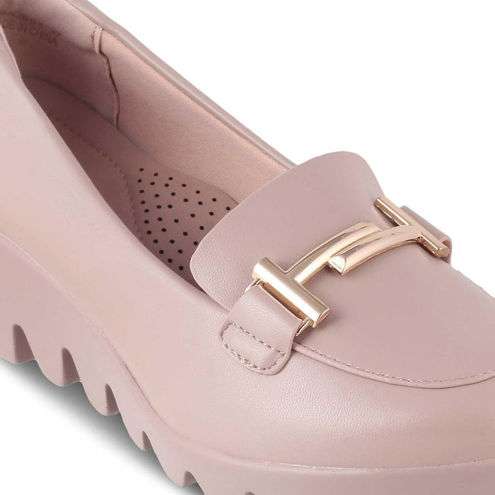 The Torock Pink Women's Dress Wedge Sandals Tresmode