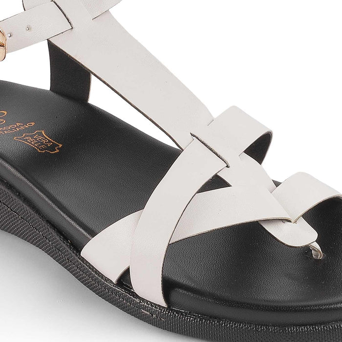 Aglad White Women's Casual Platform Flats Tresmode