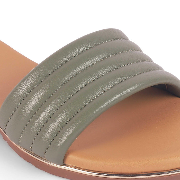 Hars Green Women's Casual Flats Tresmode