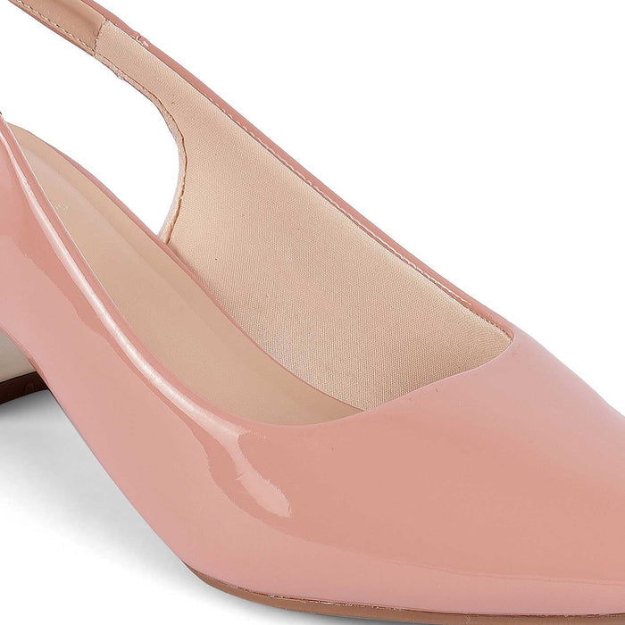 Jane Pink Women's Dress Block Heel Pumps Tresmode