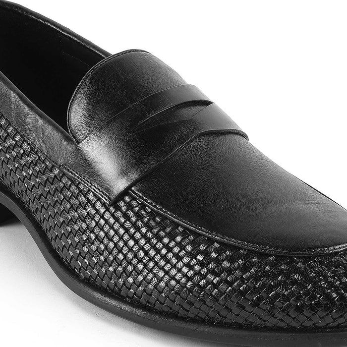 Jim Black Men's Formal Leather Penny Loafers Tresmode