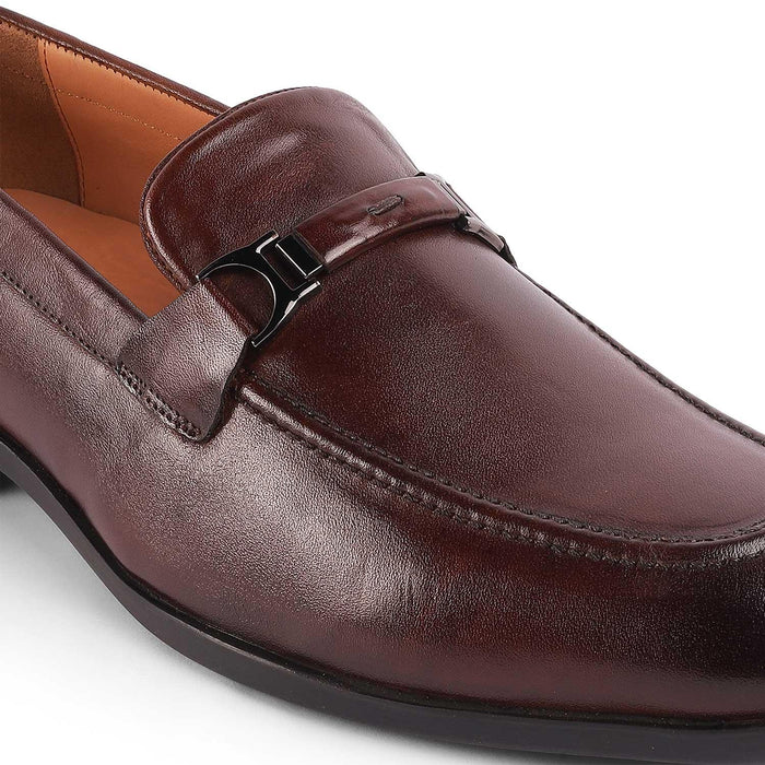 Rofel Brown Men's Formal Leather Loafers Tresmode