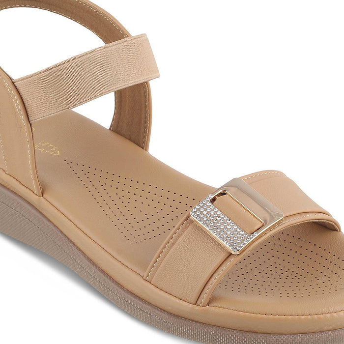 The Stepi TMS-1 Beige Women's Casual Flats Tresmode - Tresmode