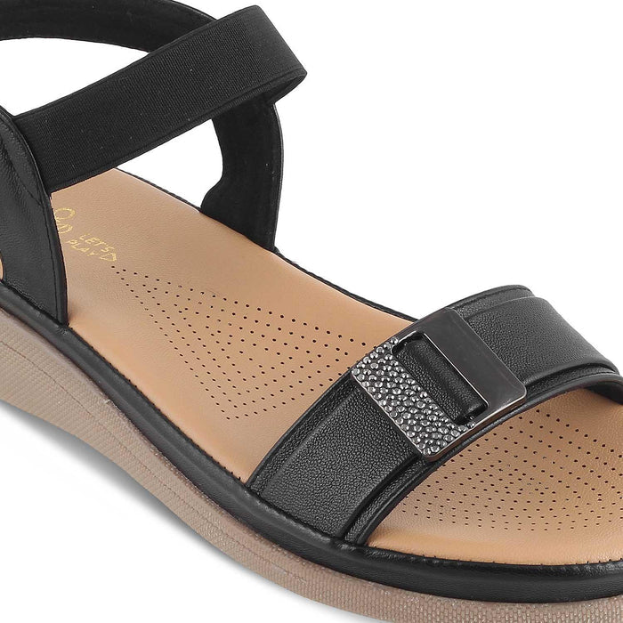 The Stepi TMS-1 Black Women's Casual Flats Tresmode - Tresmode