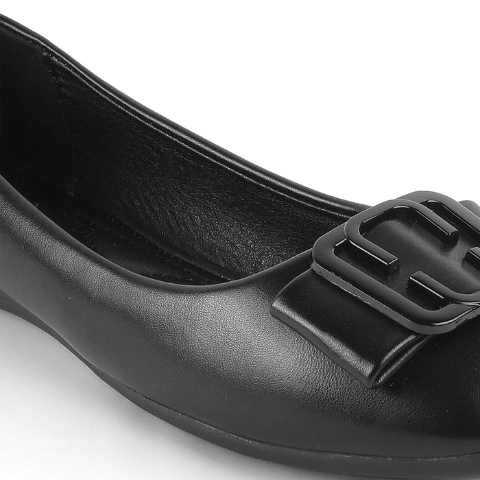 Tregamo Black Women's Casual Ballerinas Tresmode