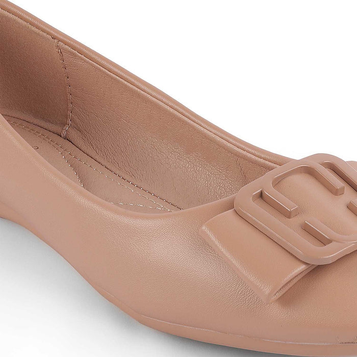 Tregamo Tan Women's Casual Ballerinas Tresmode