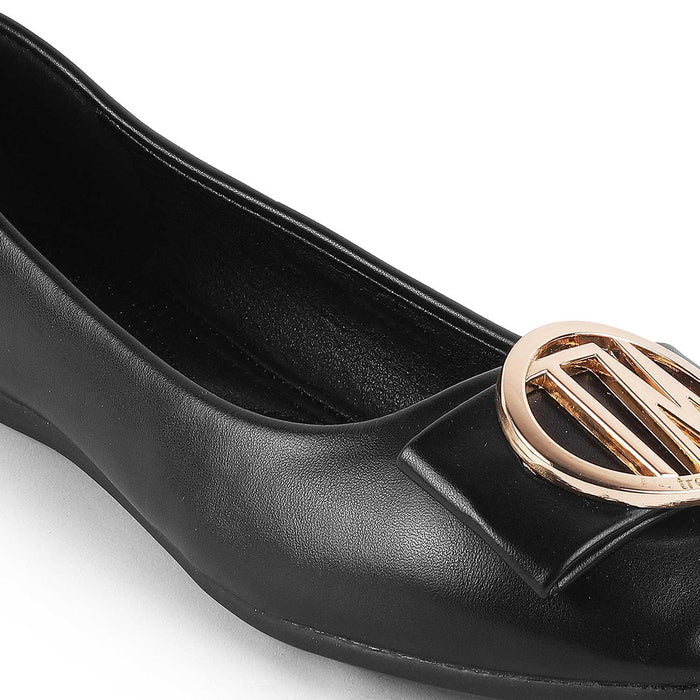Trego Black Women's Dress Ballerinas Tresmode