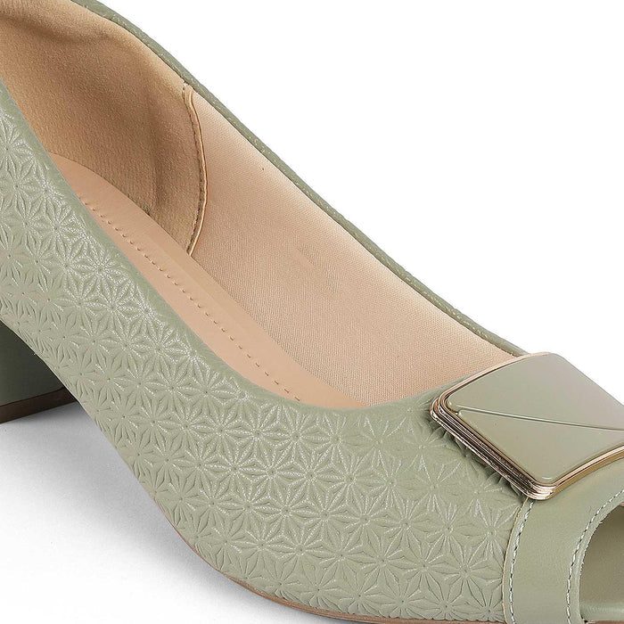 Treroy Green Women's Dress Peep Toe Sandals Tresmode