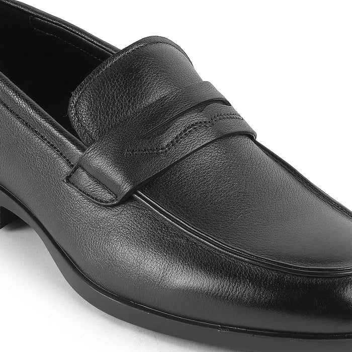 Yesi Tan Men's Formal Leather Penny Loafers Tresmode