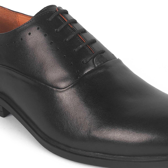Yovy Black Men's Formal Oxford Lace Ups Tresmode