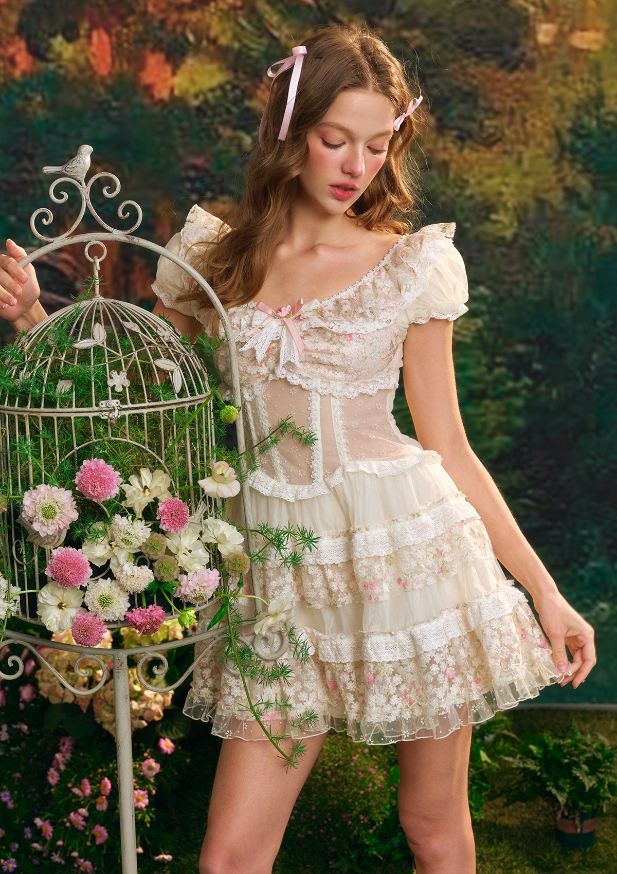 （US Exclusive）Star Flower Fairy Corset Dress