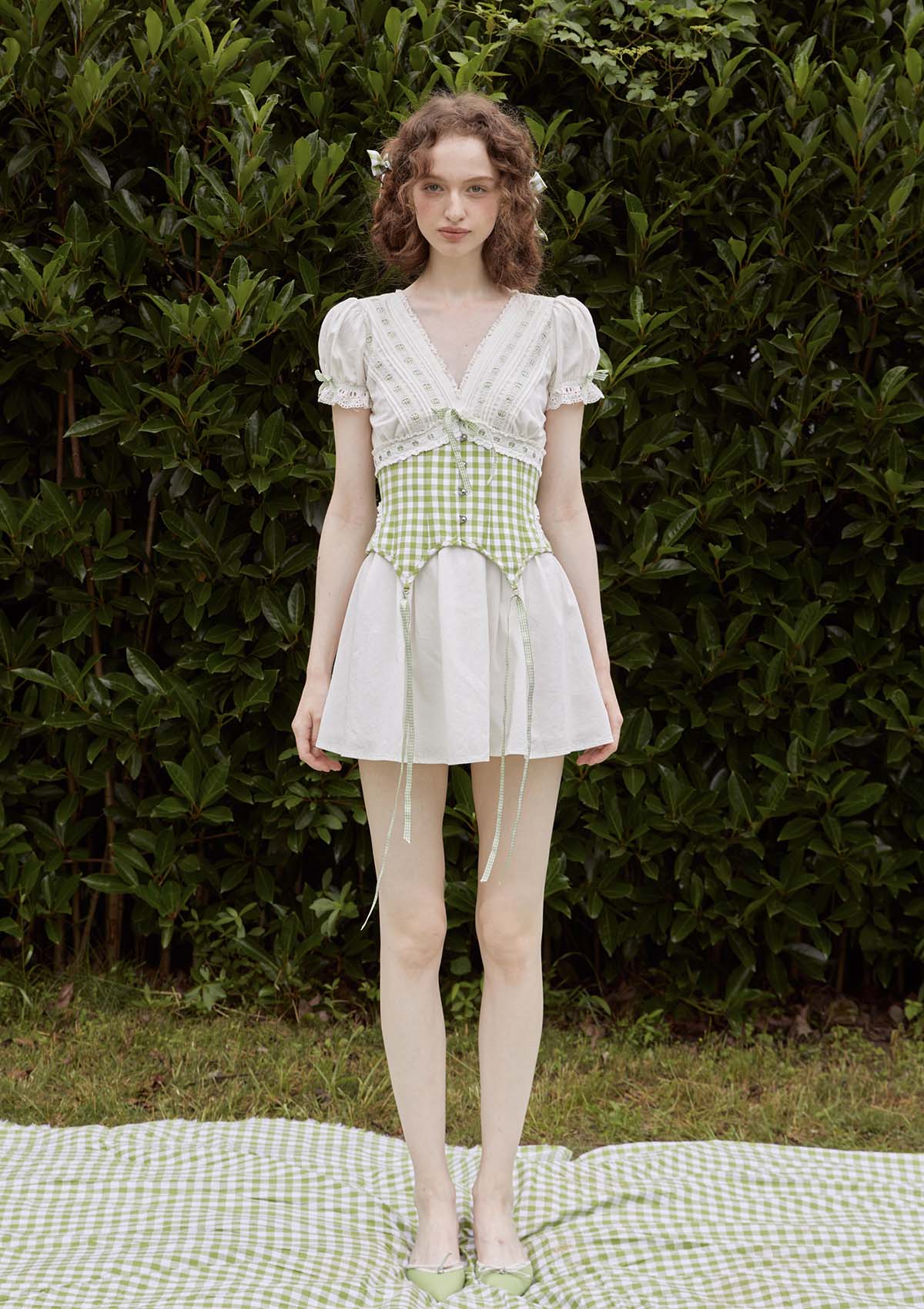 Green Apple Paradise Dress（Short）