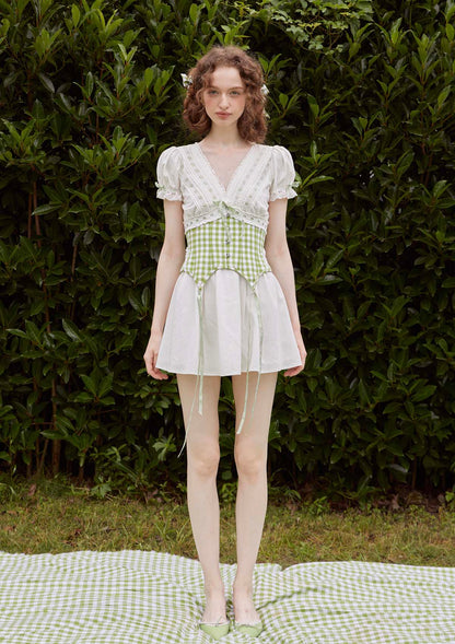 Green Apple Paradise Dress（Short）