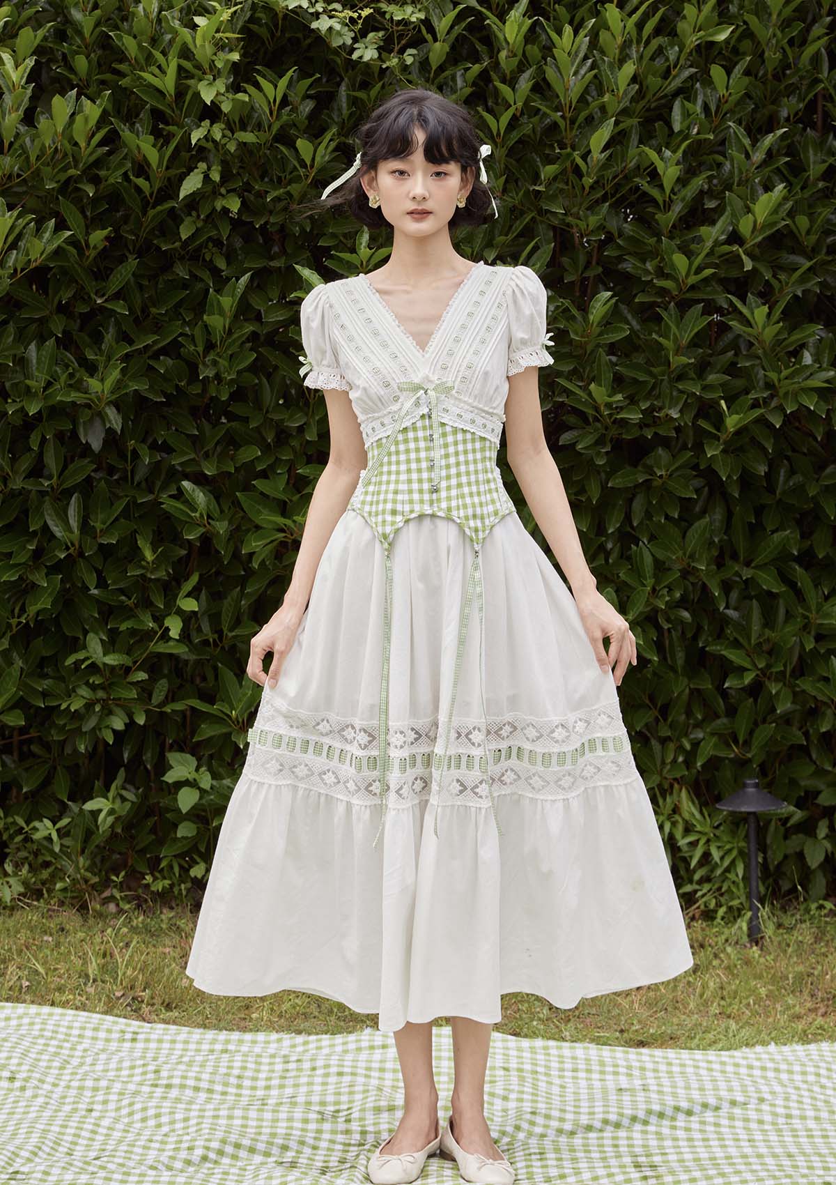 Green Apple Paradise Dress（Short）