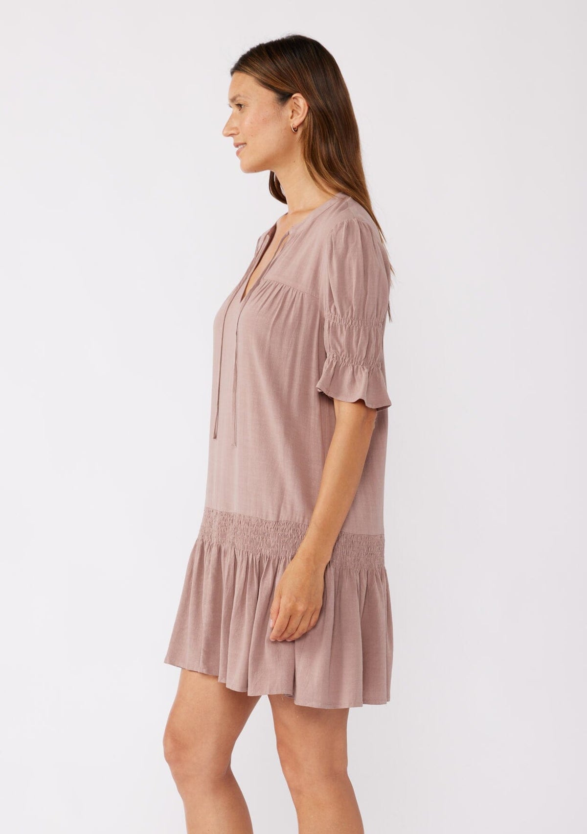 Lulu Drop Waist Mini Dress