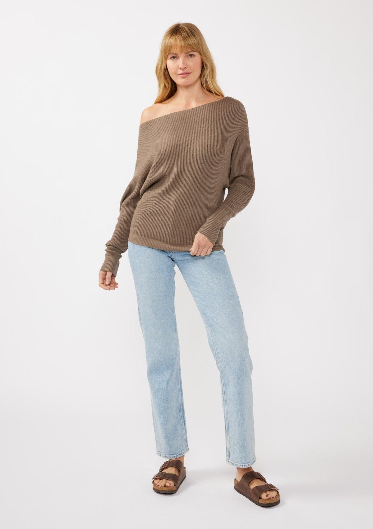 Snuggle Up Off Shoulder Sweater