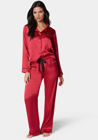 Luxury Textured Charmeuse Pajama Set