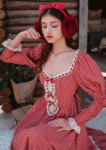 （US Exclusive）Angel Berry Cottage Dress