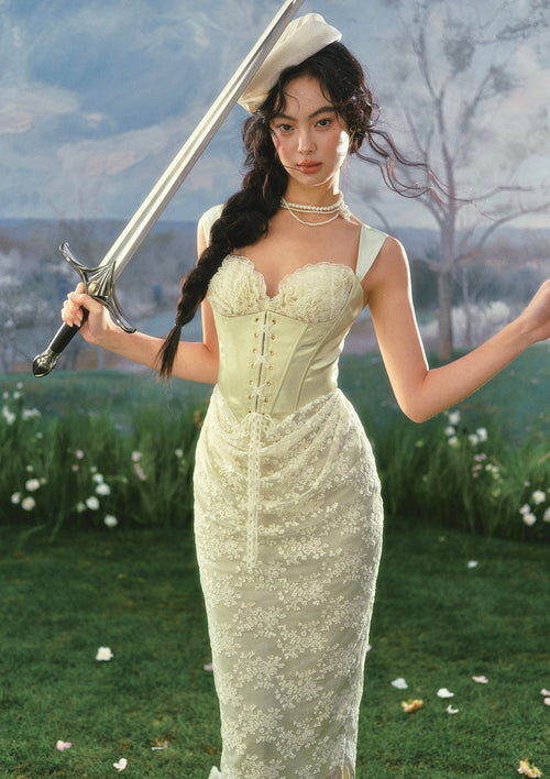 （US Exclusive）Emerald Warrior Corset Dress