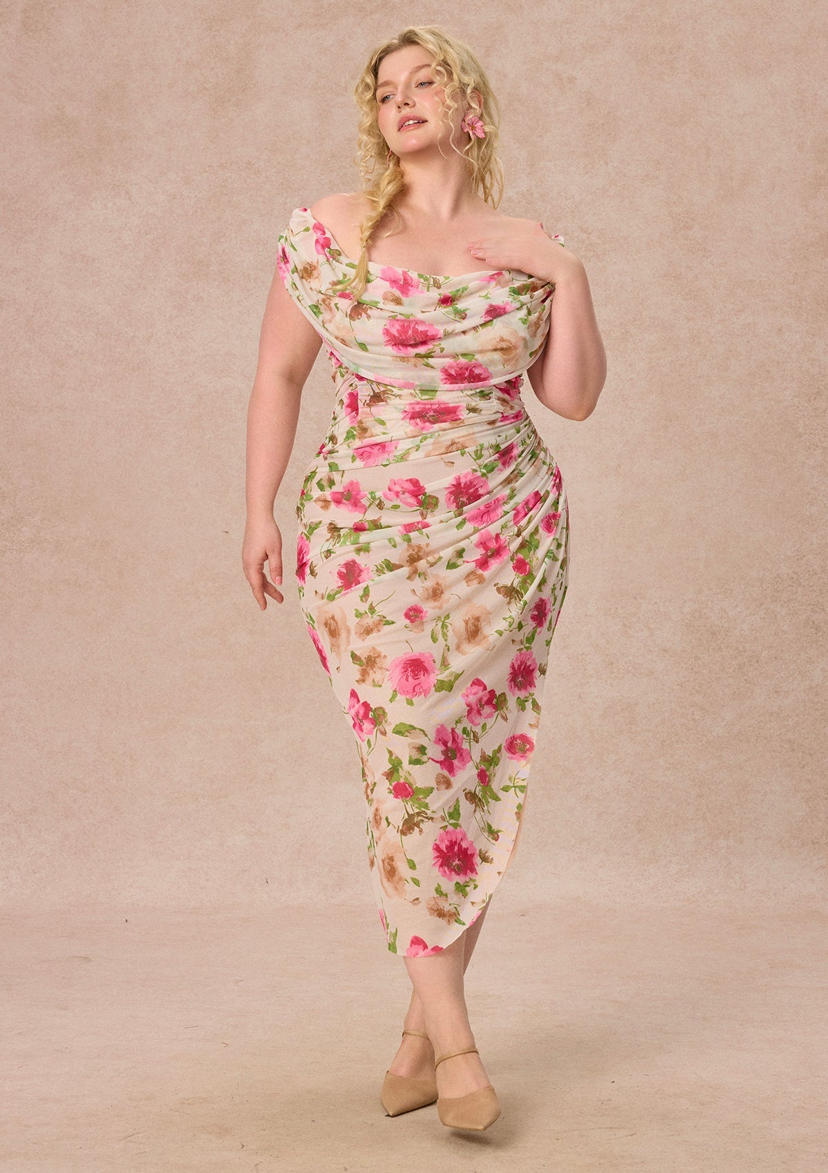 Curve&Plus Clear Spring Dawn Dress（Long）