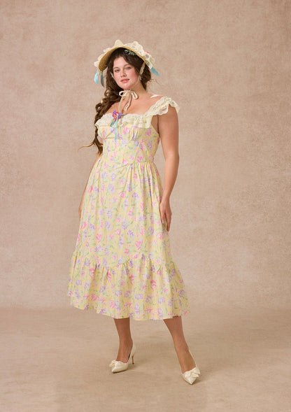 Curve&Plus Honey Tea Garden Dress