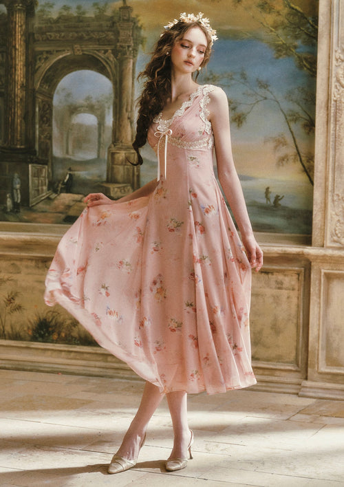 Old Rose Letter Dress