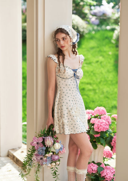 （US Exclusive）Blue Afternoon Dress