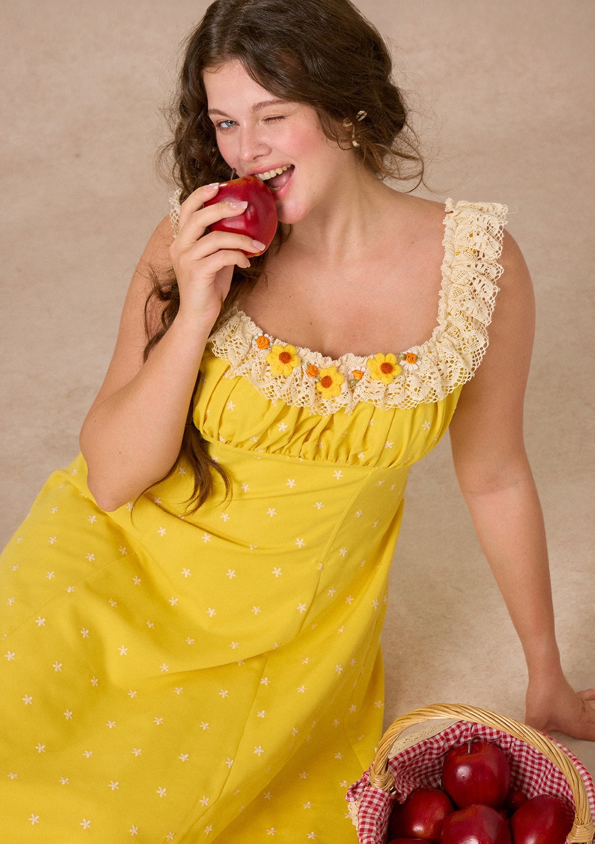 Curve&Plus Little Orange Dress