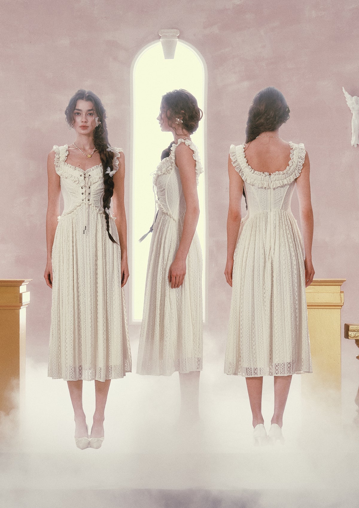 Twin Butterflies Corset Dress（Long）