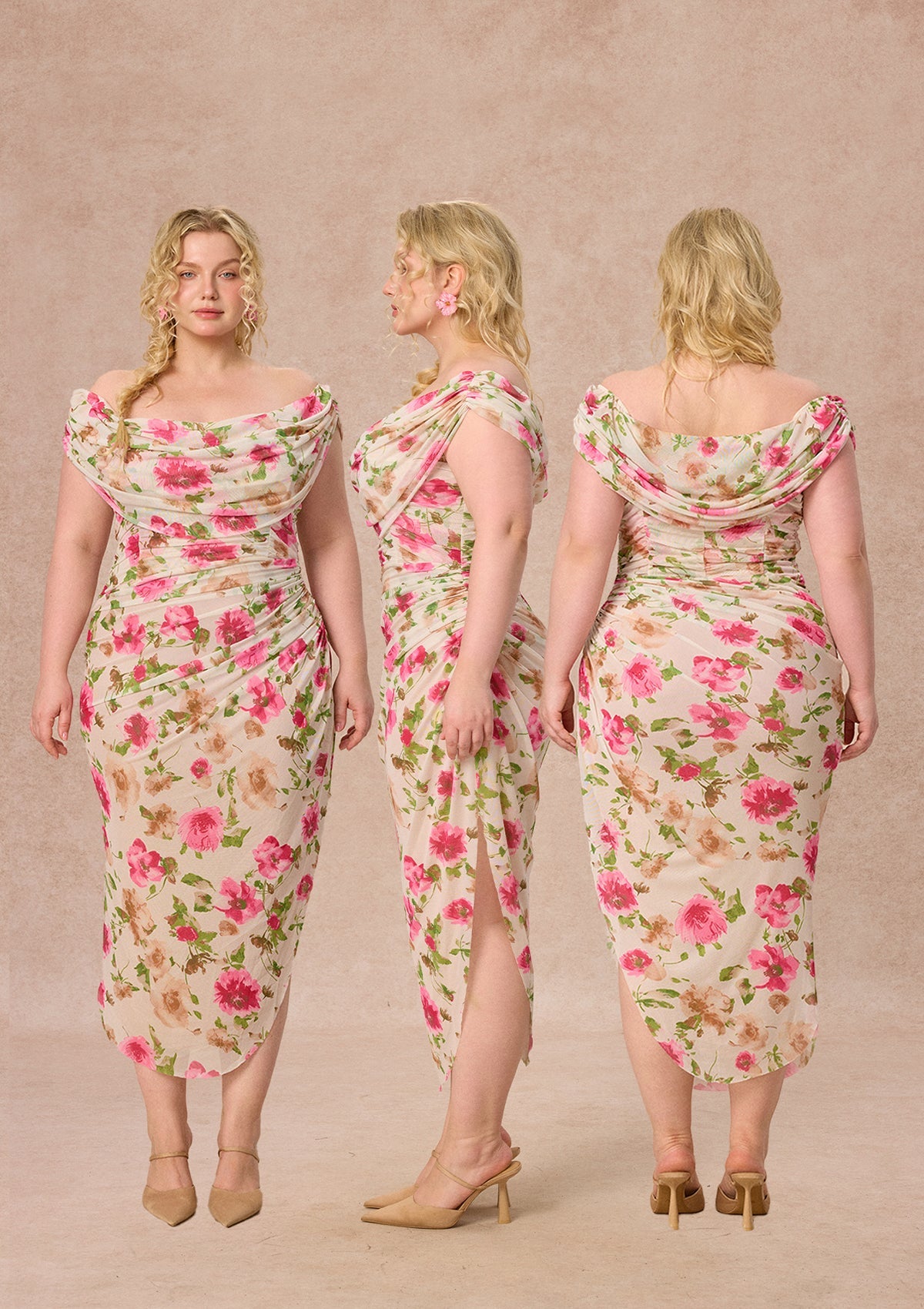 Curve&Plus Clear Spring Dawn Dress（Long）