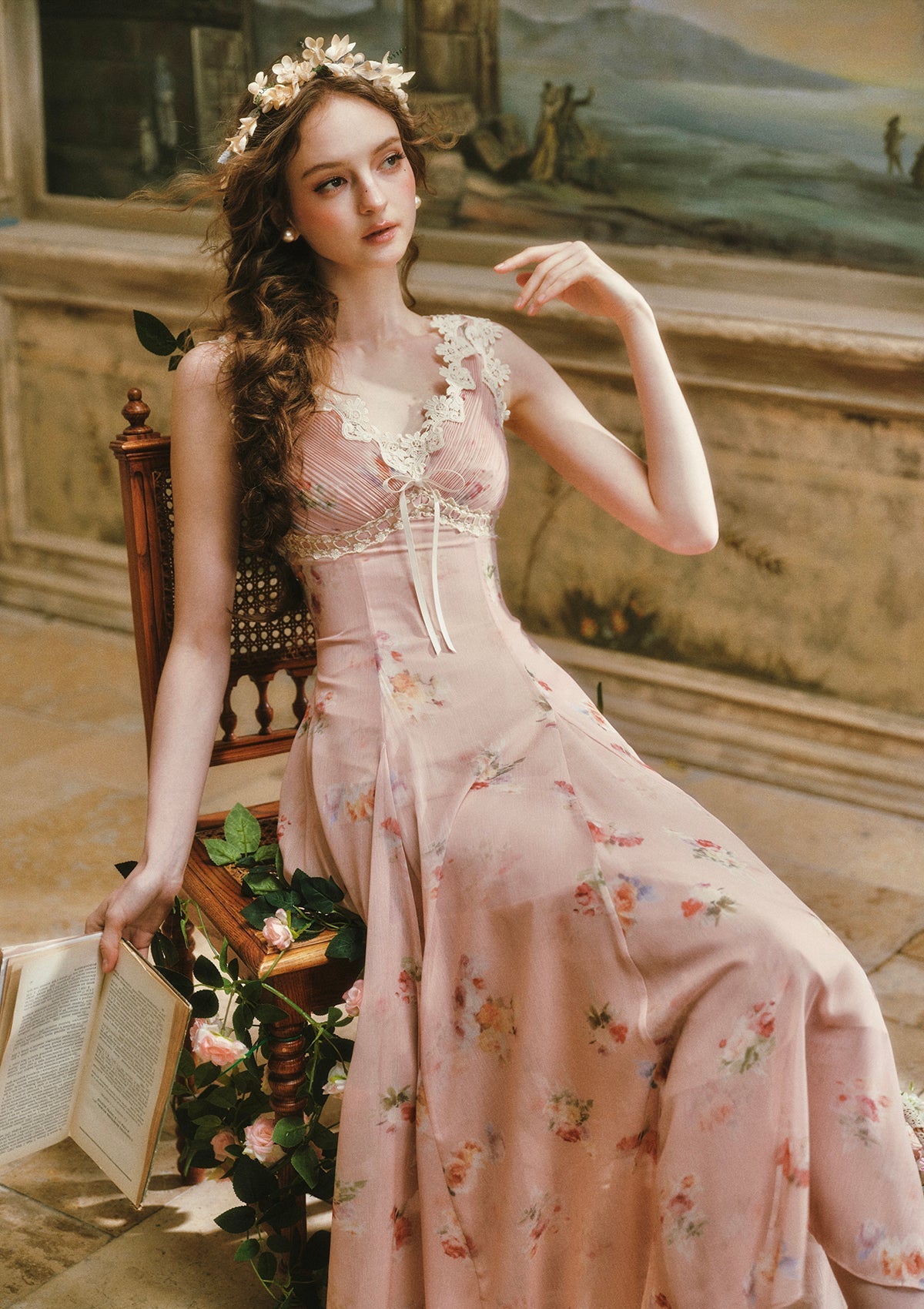 Old Rose Letter Dress