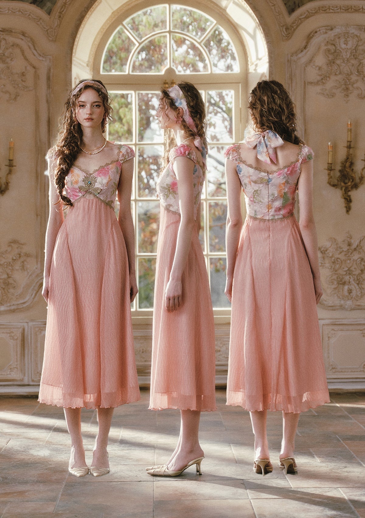 Blazing Sunset Cloud Dress